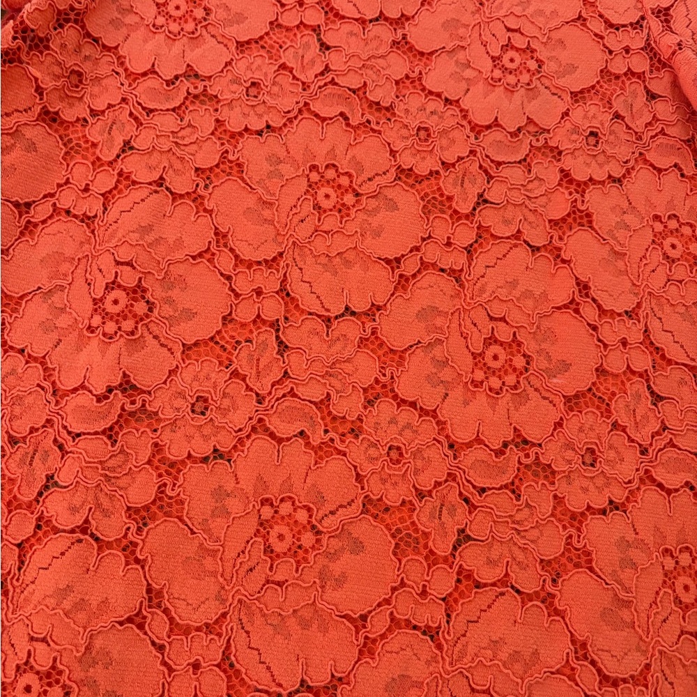 BCBGMaxAzria orange lace shift dress - Picture 4 of 5